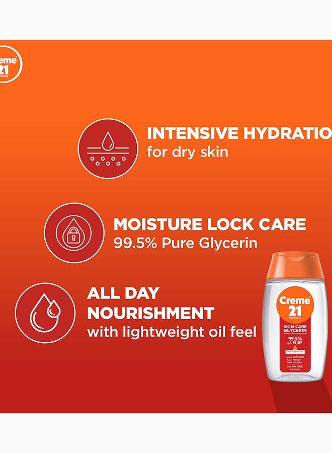 Creme 21 Pure Glycerin Oil | 99.5% Pure Glycerin Fast-Absorbing Moisturiser | Instant Comfort for Normal to Dry Skin | Lightweight & Non-Sticky Formula | Dermatologically Tested & Born in Germany - Image 3