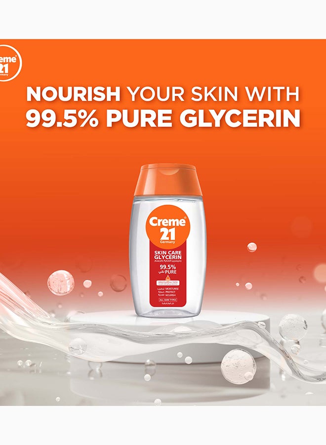 Creme 21 Pure Glycerin Oil | 99.5% Pure Glycerin Fast-Absorbing Moisturiser | Instant Comfort for Normal to Dry Skin | Lightweight & Non-Sticky Formula | Dermatologically Tested & Born in Germany - Image 2