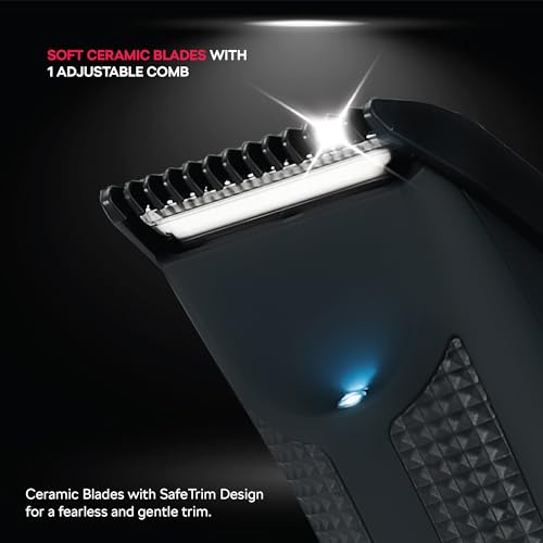Mr. Light Mr Light Rechargeable Body Hair Trimmer | Precision Trimming | IPX5 water-resistant | Ceramic Blade | Underarms, Bikini lines, Arms, or Legs | Nickfree & Fearless Trim | Ideal for Men & Women, Wet,Dry & Oily Hair | MR6026 - Image 3
