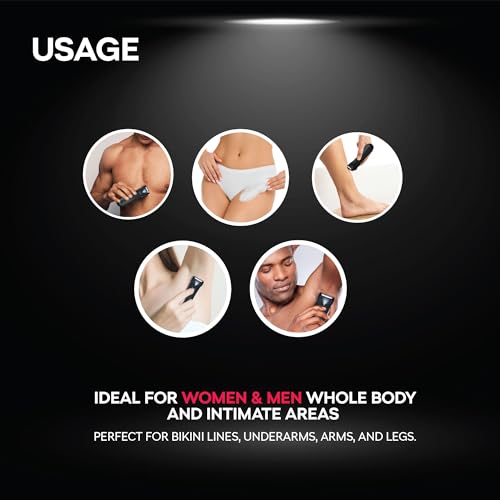 Mr. Light Mr Light Rechargeable Body Hair Trimmer | Precision Trimming | IPX5 water-resistant | Ceramic Blade | Underarms, Bikini lines, Arms, or Legs | Nickfree & Fearless Trim | Ideal for Men & Women, Wet,Dry & Oily Hair | MR6026 - Image 4