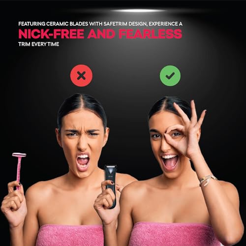 Mr. Light Mr Light Rechargeable Body Hair Trimmer | Precision Trimming | IPX5 water-resistant | Ceramic Blade | Underarms, Bikini lines, Arms, or Legs | Nickfree & Fearless Trim | Ideal for Men & Women, Wet,Dry & Oily Hair | MR6026 - Image 5