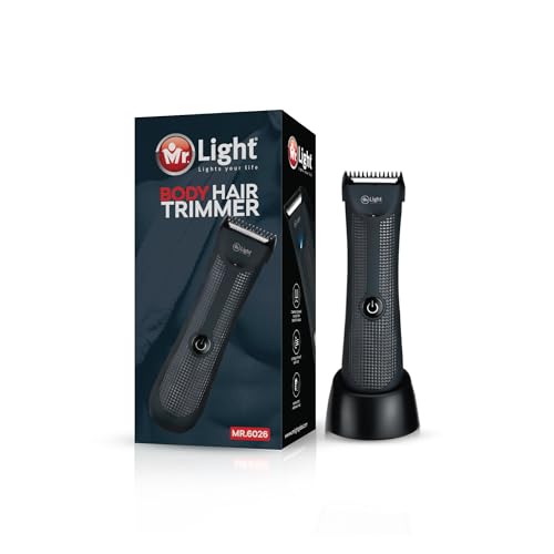 Mr. Light Mr Light Rechargeable Body Hair Trimmer | Precision Trimming | IPX5 water-resistant | Ceramic Blade | Underarms, Bikini lines, Arms, or Legs | Nickfree & Fearless Trim | Ideal for Men & Women, Wet,Dry & Oily Hair | MR6026 - Image 1