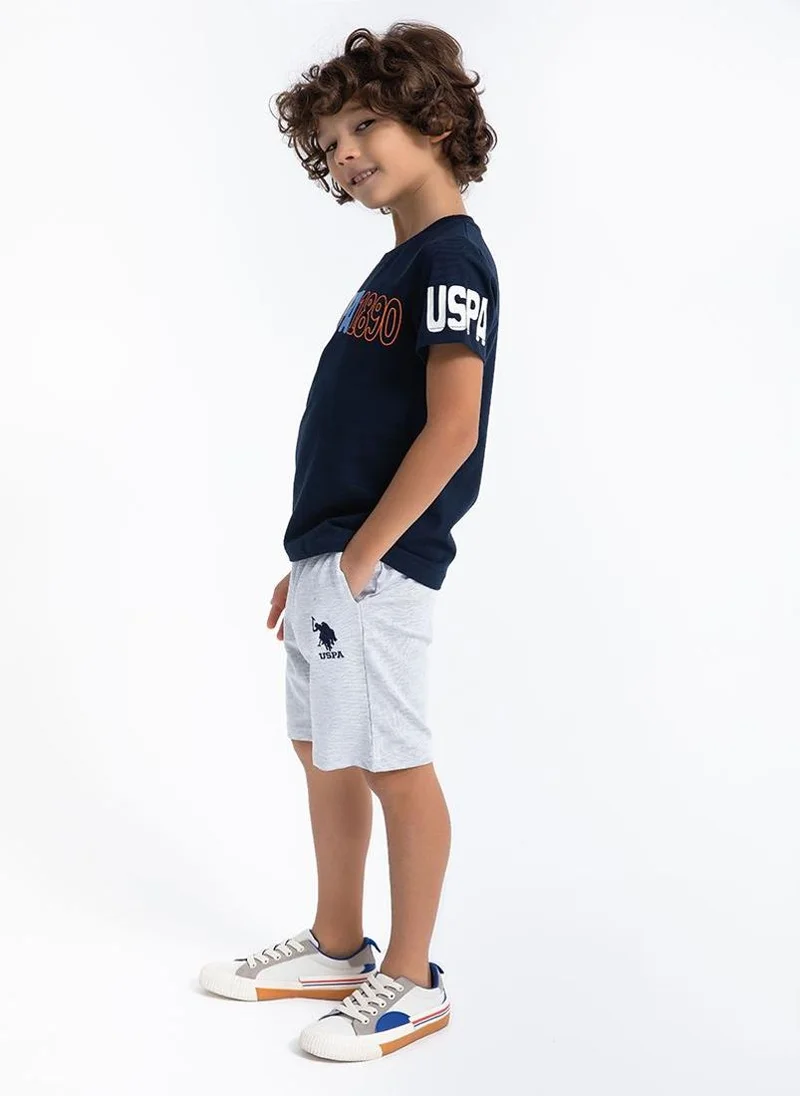 U.S. Polo Assn. U.S. Polo Assn. Boys Navy Bermuda Set