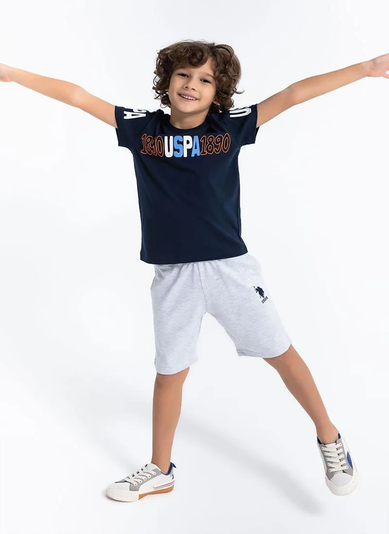 U.S. Polo Assn. U.S. Polo Assn. Boys Navy Bermuda Set