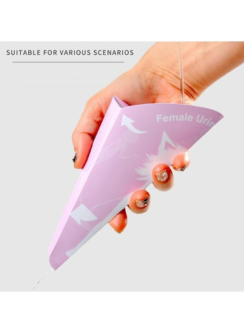 30 Pieces Pee Funnel for Women, Portable Disposable Female Urinal, Waterproof Urinal Funnel for Travel, Camping, Hiking, Injury, and Pregnancy Use - Image 3