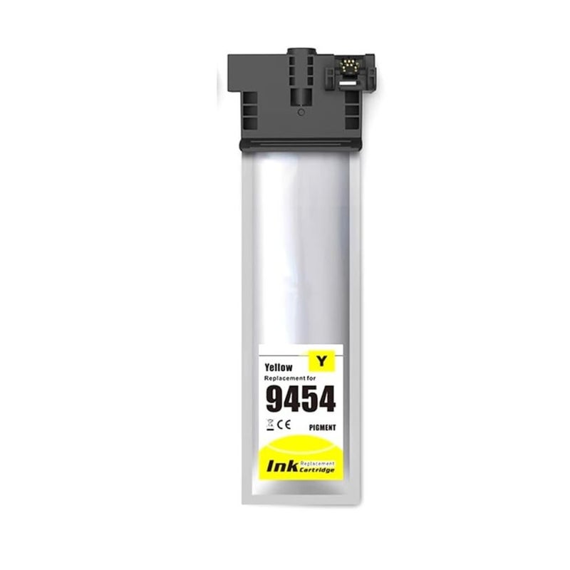 وحدة تزويد الحبر الأصفر المتوافقة مع طابعات Epson WorkForce Pro: WF-C5710DWF، WF-C5790DWF، WF-C5210DW، WF-C5290DW، WF-C5710، WF-C5790، WF-C5210، WF-C5290 حبر صبغي عالي الإنتاجية للاستخدام المكتبي - Image 1
