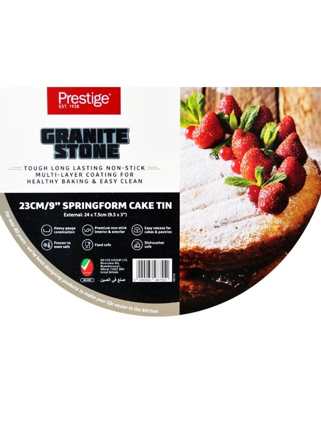 Prestige Granite Stone 23cm/9 in Spring Form Cake Tin - Image 4