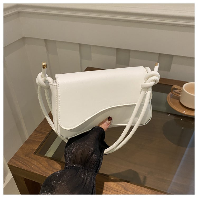 French Style Personalized Trendy Underarm Bag Women'S Fashionable Shoulder Crossbody Western Style Commuter Small Square Bag - Image 1
