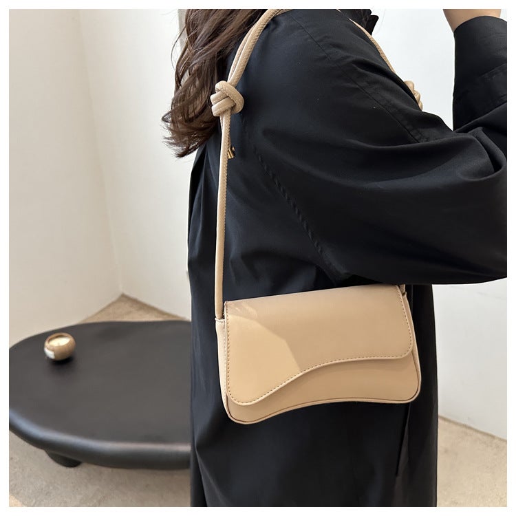 French Style Personalized Trendy Underarm Bag Women'S Fashionable Shoulder Crossbody Western Style Commuter Small Square Bag - Image 5