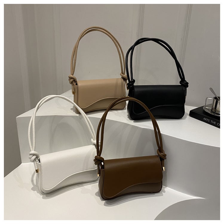 French Style Personalized Trendy Underarm Bag Women'S Fashionable Shoulder Crossbody Western Style Commuter Small Square Bag - Image 3