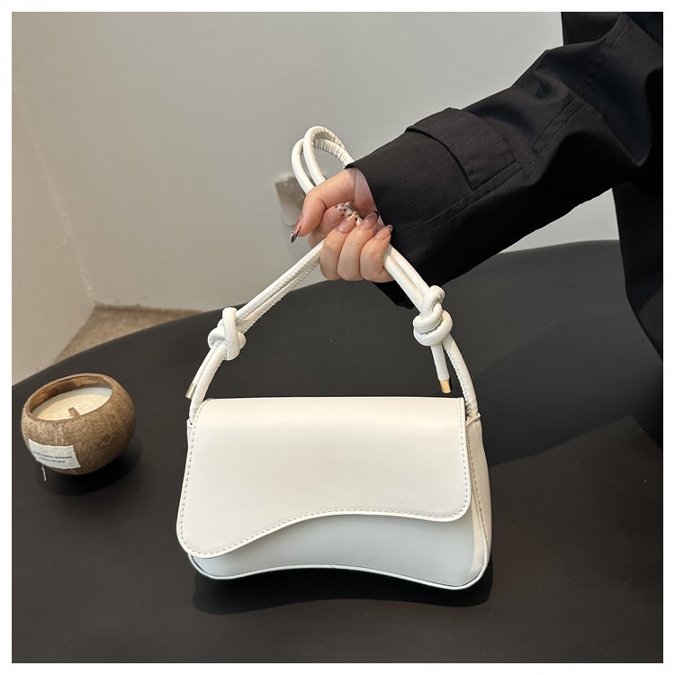 French Style Personalized Trendy Underarm Bag Women'S Fashionable Shoulder Crossbody Western Style Commuter Small Square Bag - Image 2
