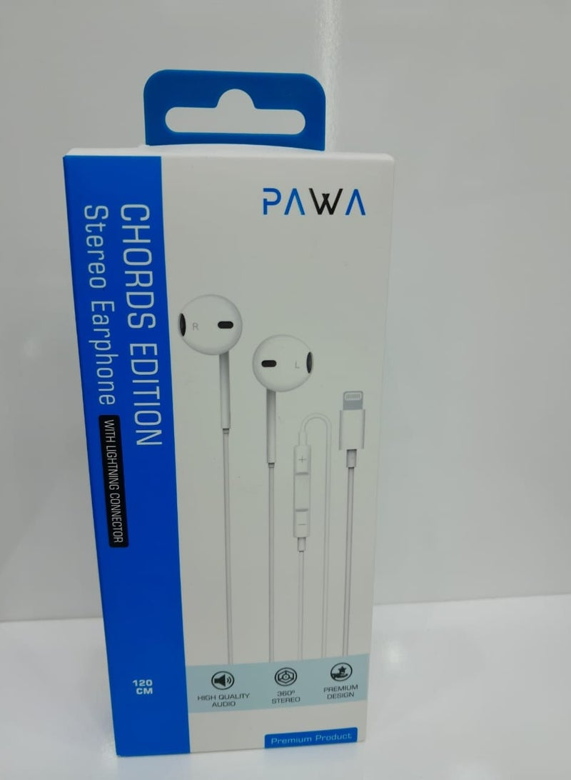 PAWA Chords Series Stereo Earphone Lightning