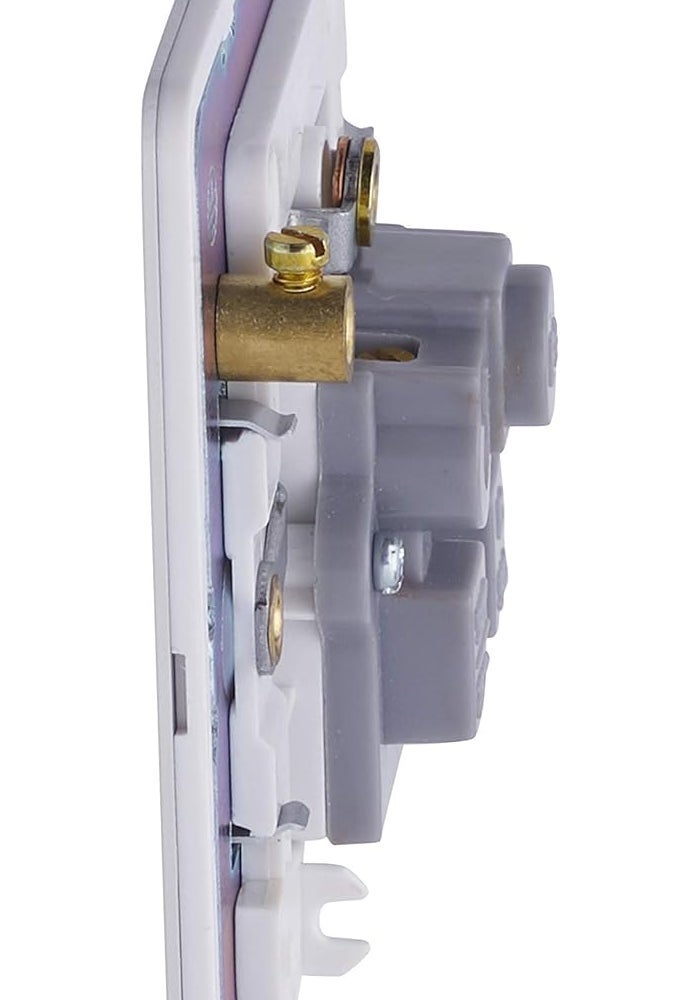 Schneider Electric Ultimate Screwless Flat Plate Unswitched Socket - Image 3