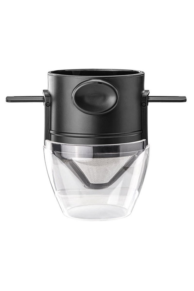 Portable Mini Office Coffee reusable Strainer Paperless Stainless Steel Foldable Easy Clean Funnel Coffee Filter  - Image 2