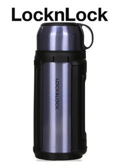 LOCK & LOCK LocknLock 1.5L Giant Hot Tank – Insulated Stainless Steel Beverage Bottle in Light Blue (LHC1426BLU)  - Image 1