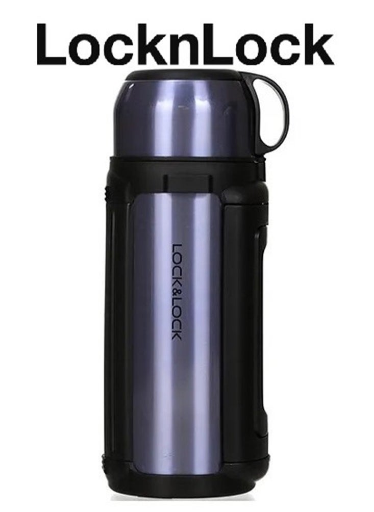 LOCK & LOCK LocknLock 1.5L Giant Hot Tank – Insulated Stainless Steel Beverage Bottle in Light Blue (LHC1426BLU)  - Image 1