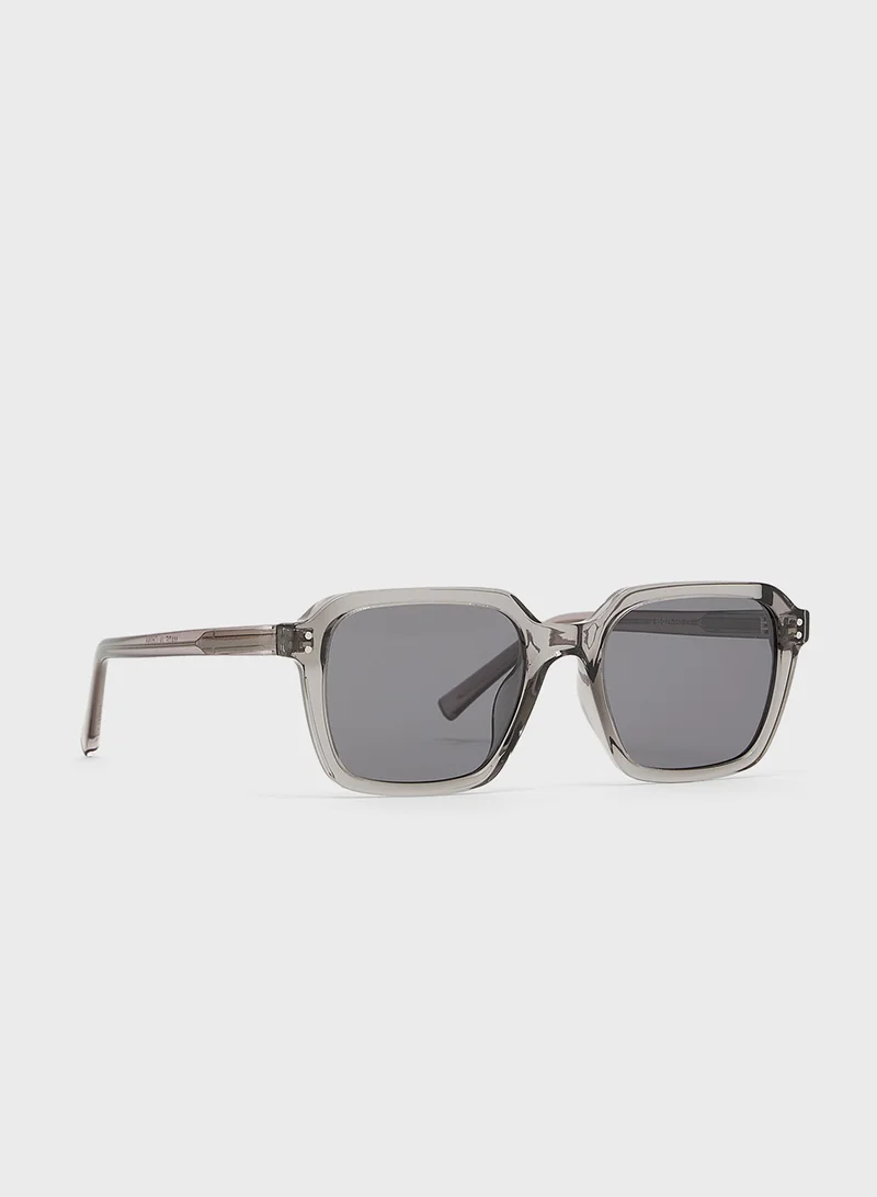 Robert Wood Polarized Lens Wayfarer Sunglasses
