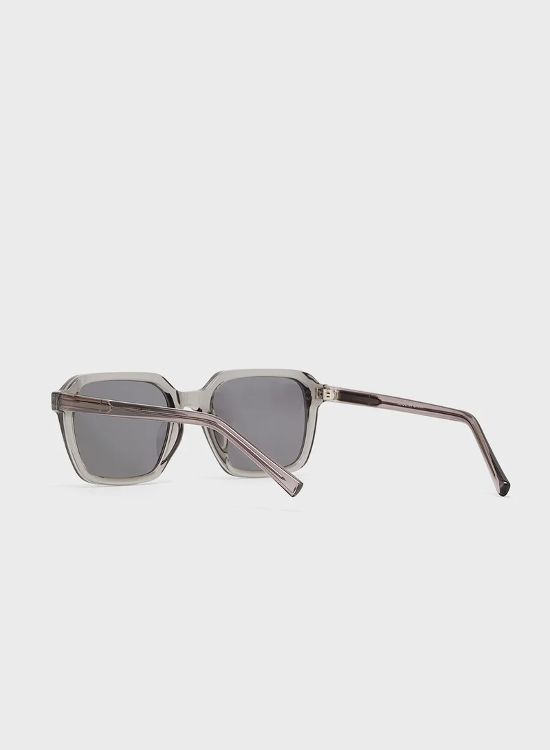 Robert Wood Polarized Lens Wayfarer Sunglasses
