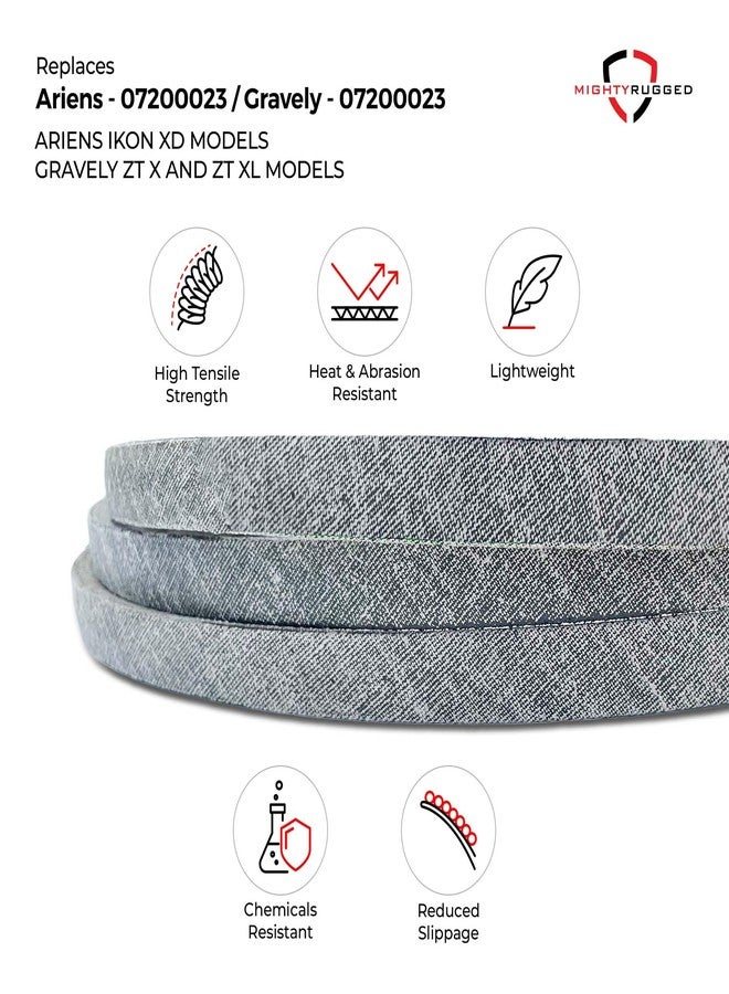 MightyRugged GX20006 John Deere Drive Belt Replacement - Belt Length 88.9" - Heavy-Duty, Durable, Aramid Cord Drive Belt for John Deere D110, D140, L110, L111, L118, L120, LA115, LA125, LA130 Lawn Mowers and More - Image 4