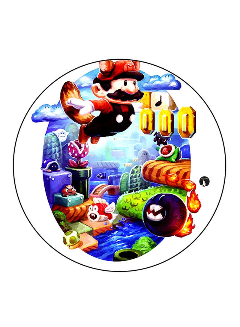 The Video Game Super Mario Printed Mouse Pad Multicolour
