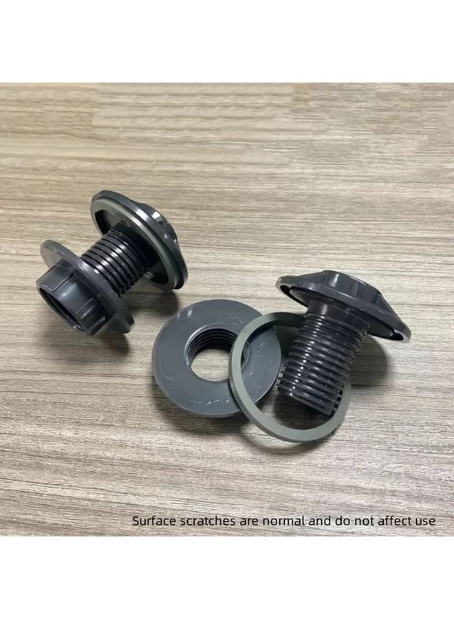 Heavy Duty PVC Water Tank Adapter 1 2 Inch Thread Leak Proof Design For Faucets Pipes - Image 1