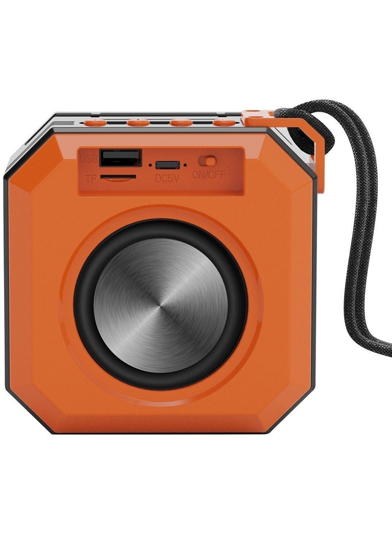 Portable Bluetooth Speaker—Rechargeable wireless speaker with LED night light and FM radio; compact design, ideal for home, office, and outdoor use - Image 1