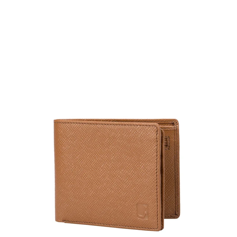 Da Milano  Franzy Leather Mens Wallet - Cognac for Men | Best Price UAE