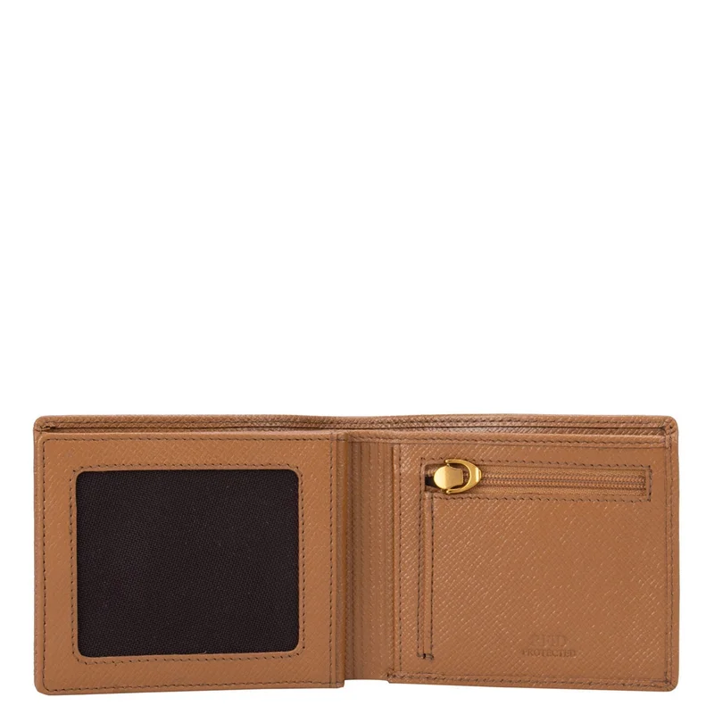 Da Milano  Franzy Leather Mens Wallet - Cognac for Men | Best Price UAE