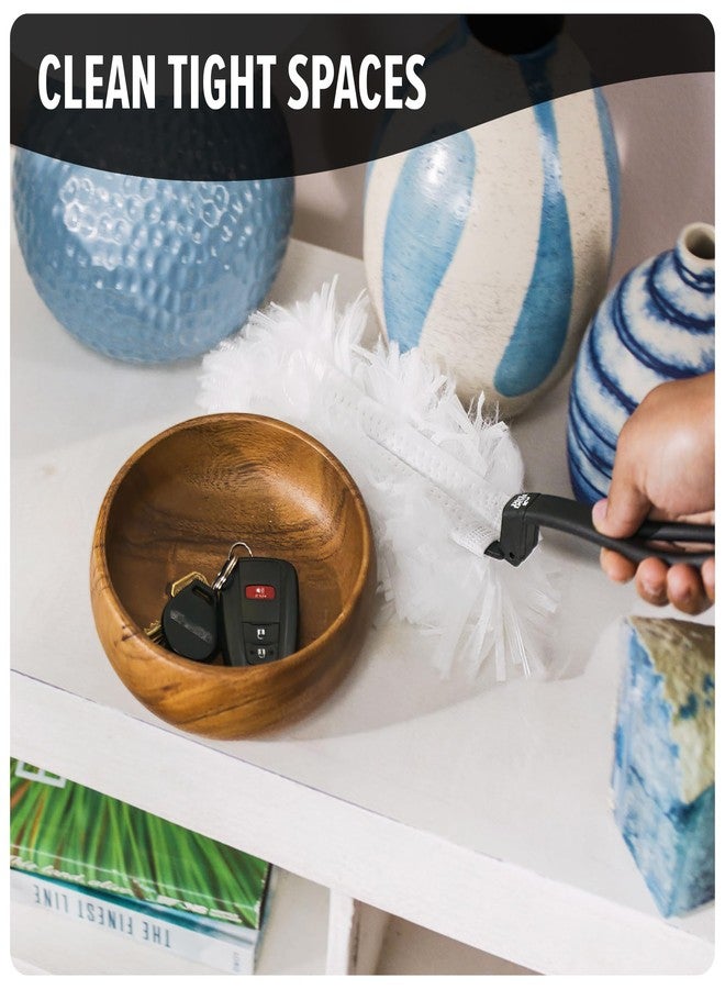 ديرت ديفيل منفضة الغبار المحمولة من Dirt Devil، منفضة يدوية لتنظيف الأسطح المتعددة، تتضمن رؤوسًا بديلة يمكن التخلص منها، منفضة غبار للاستخدام المنزلي - Image 4