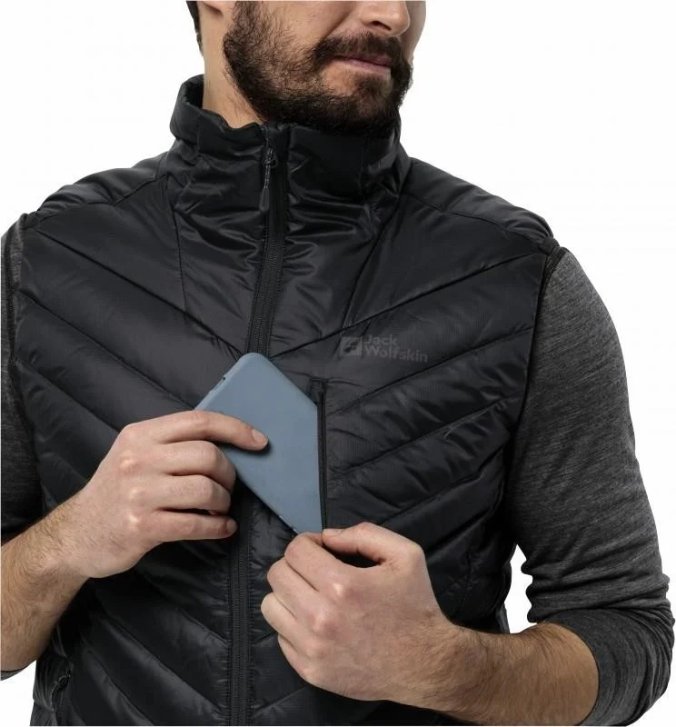 جاك ولفسكن 1207161-6350 Passamani Down Vest M Men's Vest