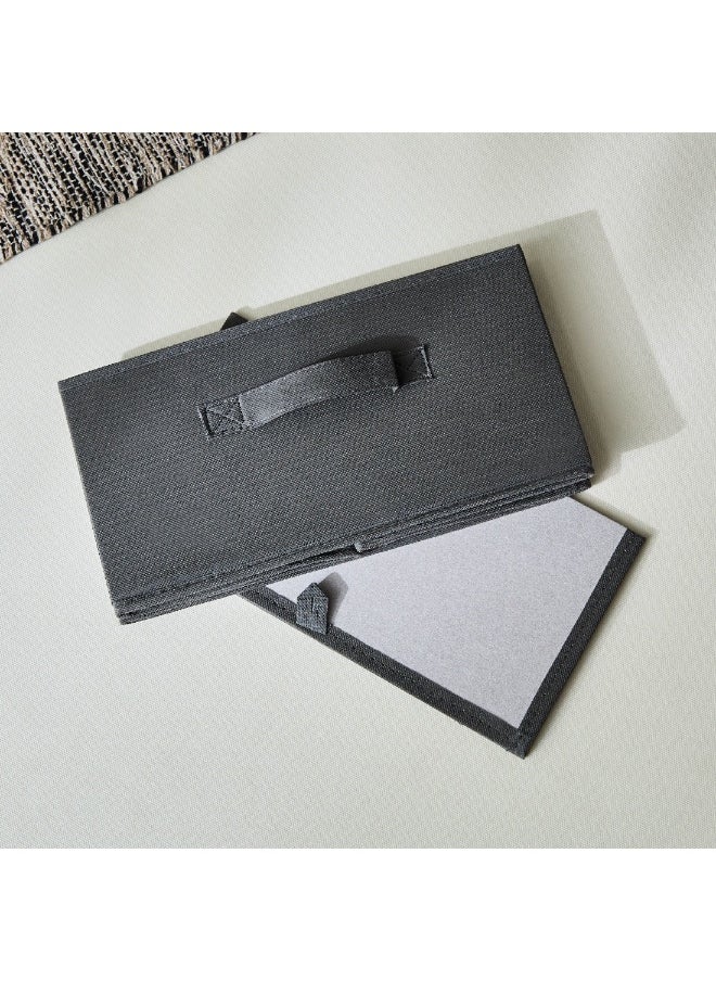 Home Box - Olive Cube Fabric Box 33 x 16.5 x 32 cm - Image 1