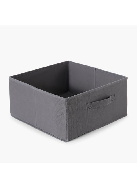 Olive Cube Fabric Box 33 x 16.5 x 32 cm