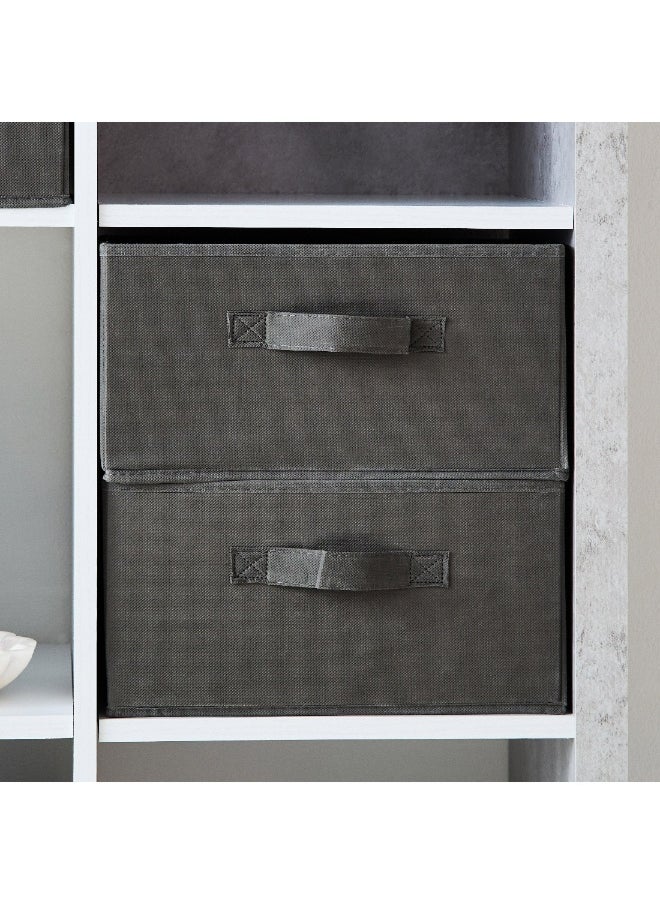 Home Box - Olive Cube Fabric Box 33 x 16.5 x 32 cm - Image 1