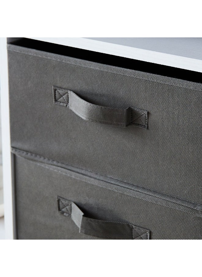 Home Box - Olive Cube Fabric Box 33 x 16.5 x 32 cm - Image 1