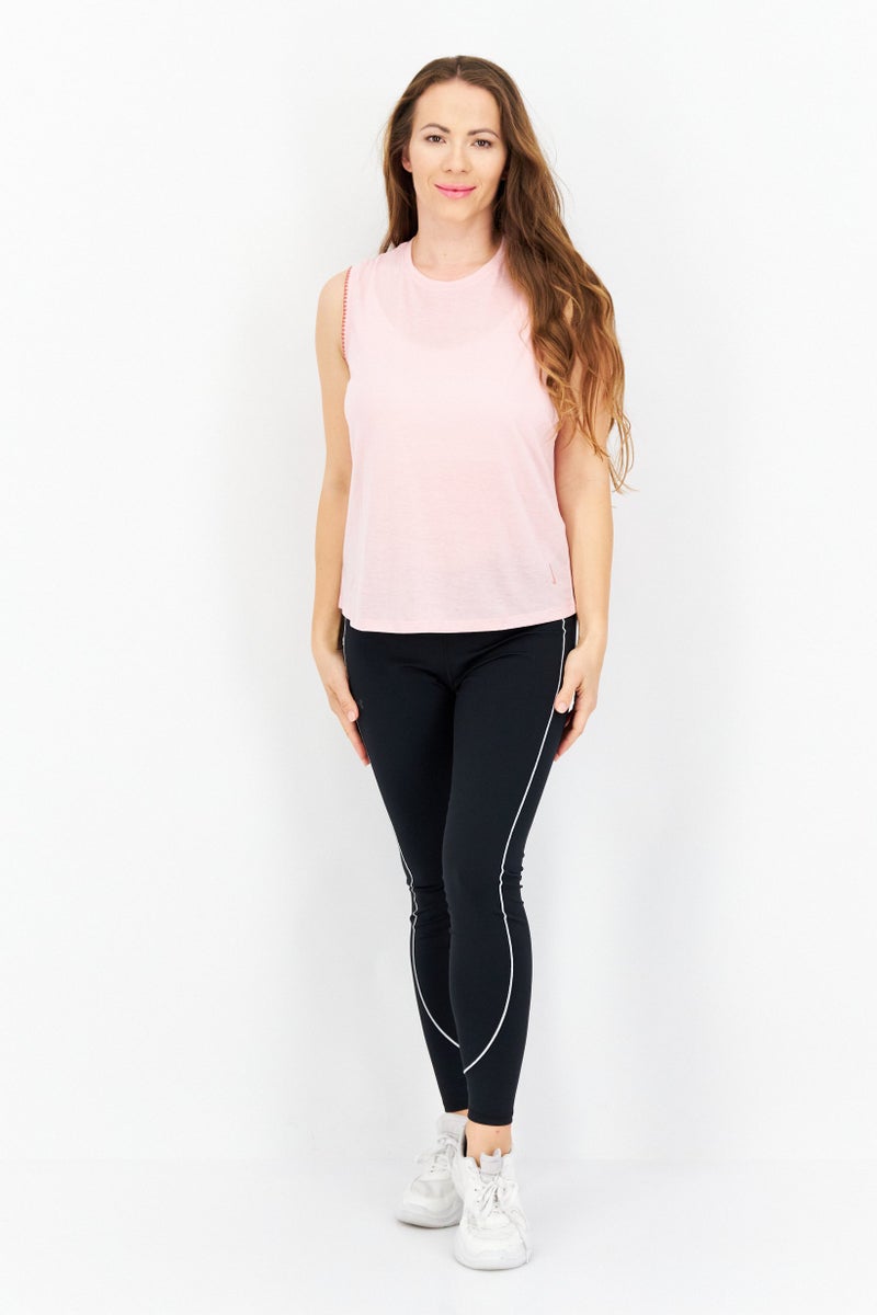 Nike Women Sportswear Fit Yoga Top, Pink - Image 4