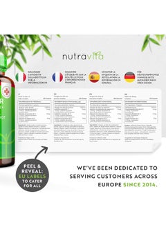 Nutravita Apple Cider Vinegar Capsules with Cayenne Pepper Turmeric and Ginger Root 180 Vegan Capsules Made from UK Grown Apples Raw Unfiltered ACV 1033mg Daily Dosage Made in The UK by Nutravita  - Image 4