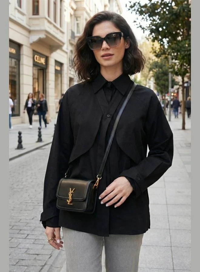 Lela  Lela Cotton Relaxed Fit Shirt with Tie Detail Women's SHIRT 6925408 for Women | Best Price UAE