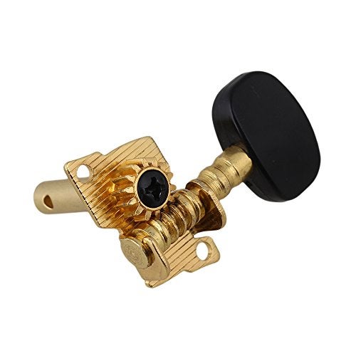 BQLZR Gold-Plated 2R2L Tuning Peg Machine Head Tuners For Ukulele 4 String Guitar - Image 5