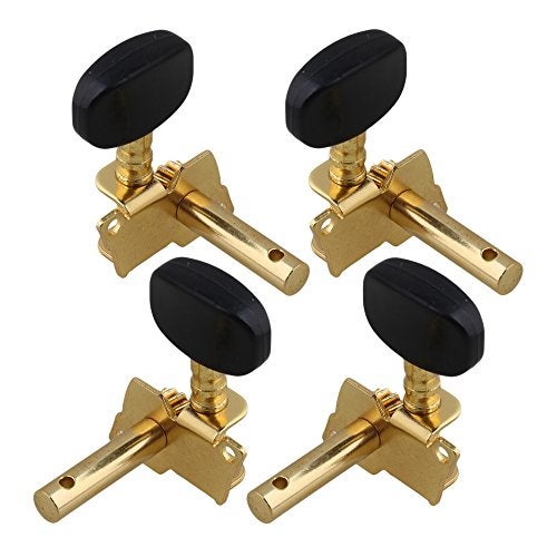 BQLZR Gold-Plated 2R2L Tuning Peg Machine Head Tuners For Ukulele 4 String Guitar - Image 2