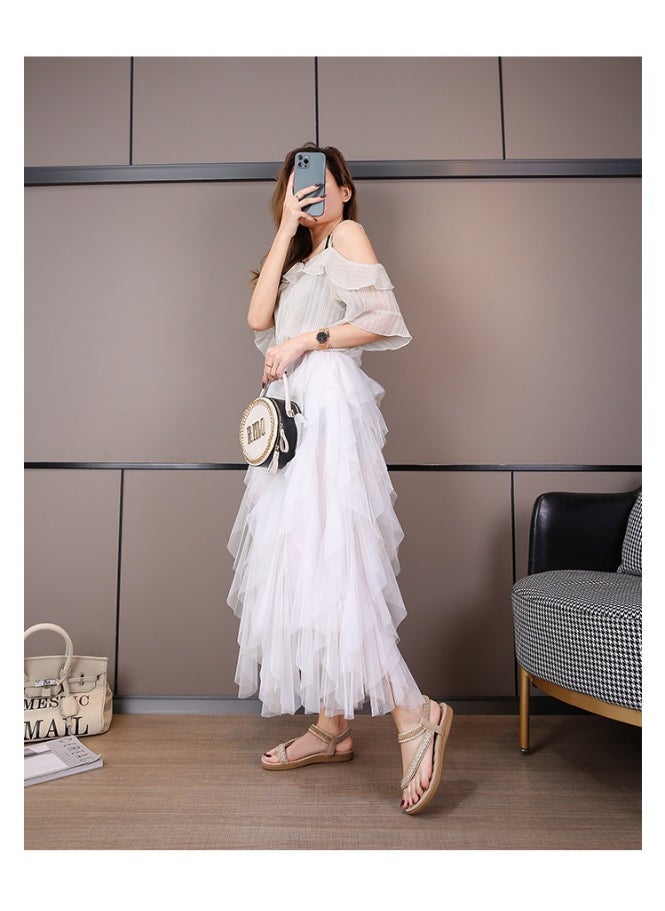 NIBEMINENT Summer  Women's Simple and Light Casual Style Plus Size Flat Toe Sandals Girl  - Image 5