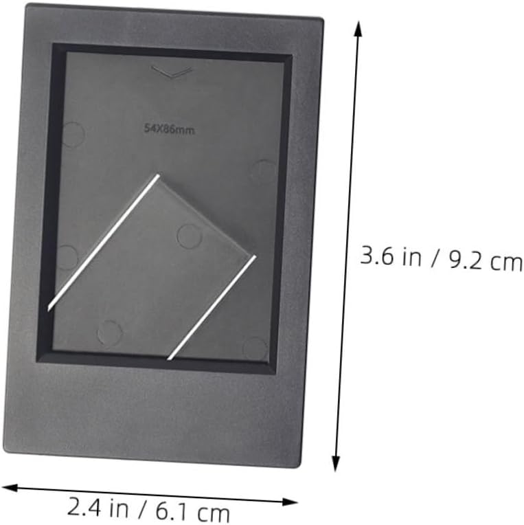 4pcs Mini Photo Frame Set for 3-inch Film Frosted and Night Black Tabletop Picture Frames for Home Decor and Office Use - Image 2