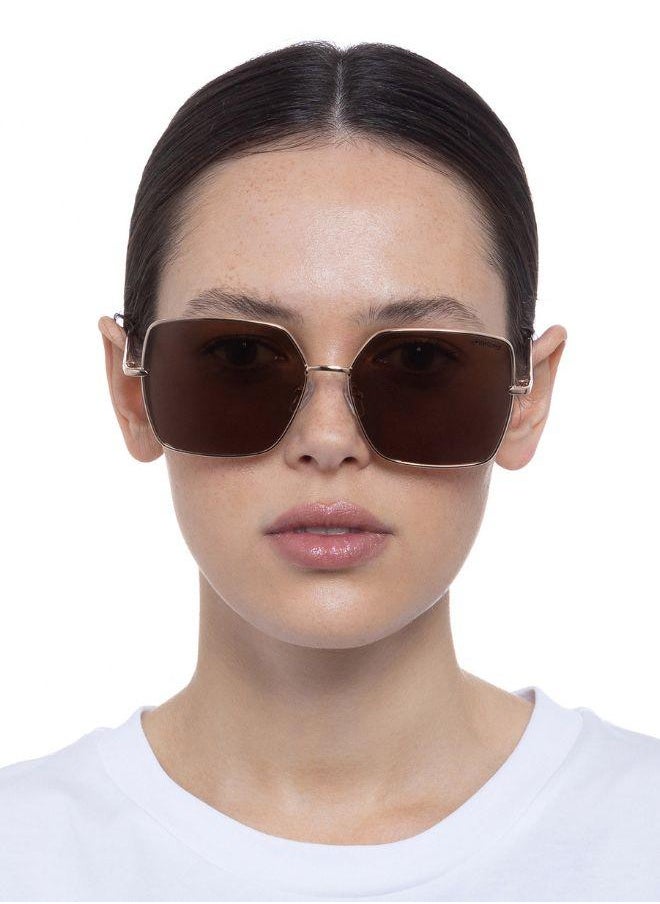 Solarized GLAM SQUARE METAL Luxury Sunglasses for Men & Women – High Quality Designer Eyewear, UV Protection, Stylish Frames, Timeless Elegance, and Fashionable Eye Shades  - Image 1
