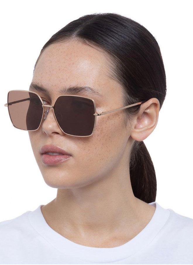 Solarized GLAM SQUARE METAL Luxury Sunglasses for Men & Women – High Quality Designer Eyewear, UV Protection, Stylish Frames, Timeless Elegance, and Fashionable Eye Shades  - Image 2
