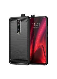 HuHa Case Cover For Xiaomi Redmi K20 / K20 Pro / Mi 9T / 9T Pro Brushed Texture Carbon Fiber TPU Case 