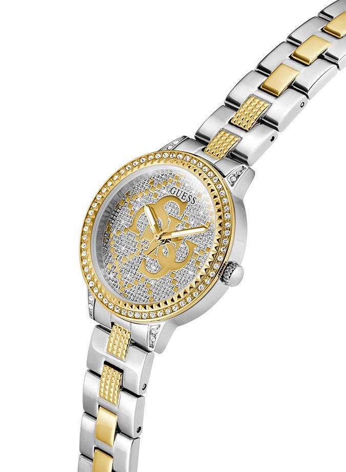 GUESS Ladies 2-Tone Analog Watch - Image 4