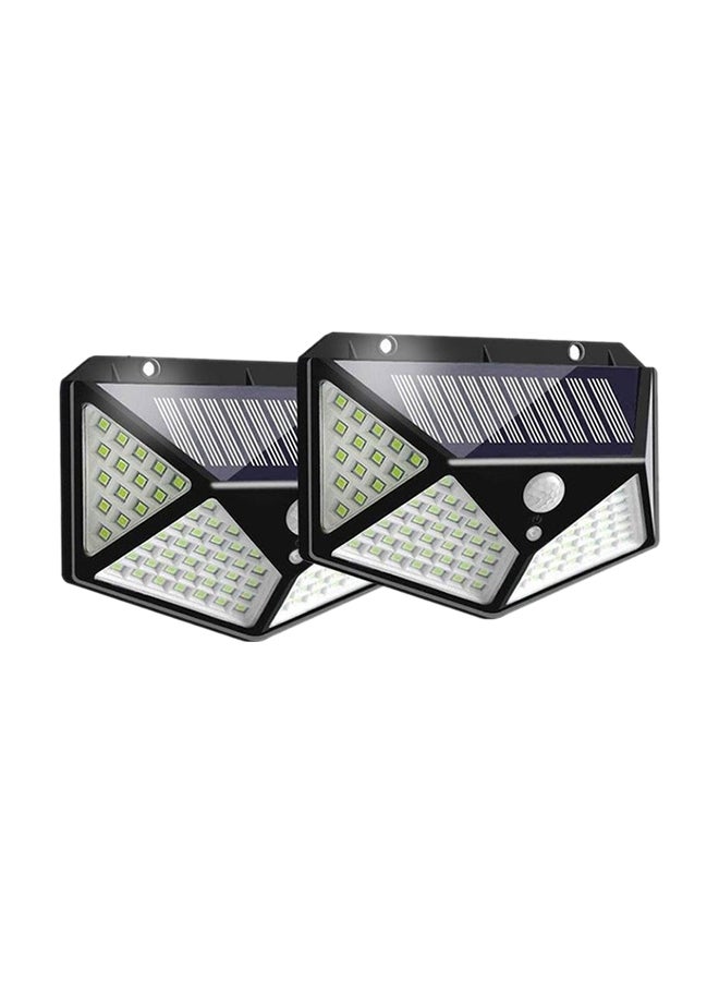 2 PCS Solar Lights Outdoor, Waterproof  Solar Motion Sensor Light Outdoor 3 Modes, Solar Powered Security Lights, Wireless for Garden Fence Patio Garage Deck - Image 1