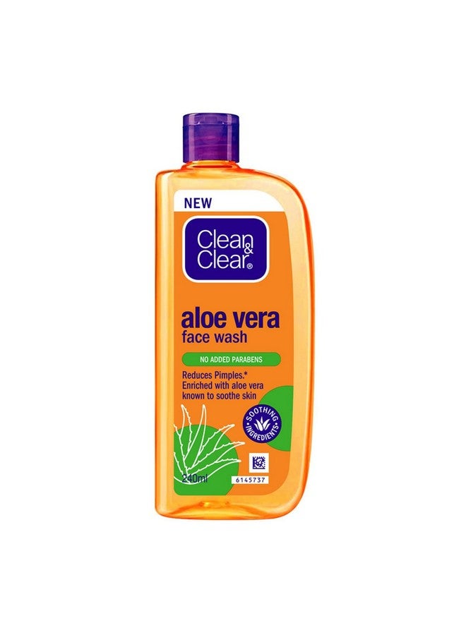 Clean & Clear Aloe Vera Face Wash 240Ml - Image 1