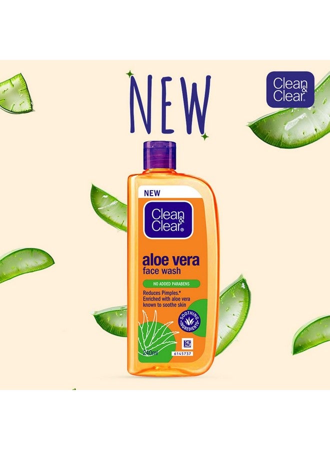 Clean & Clear Aloe Vera Face Wash 240Ml - Image 3