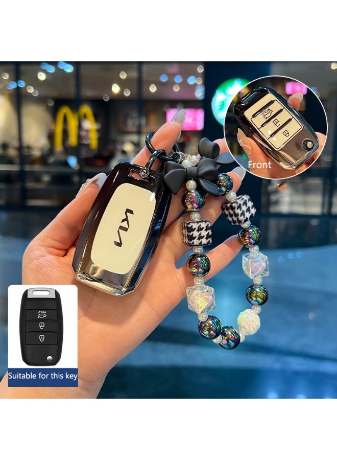 KIA High end boutique car key protection case suitable for Kia K3 Intelligent Run K5 K2 Proud Run Kx3 k4 kx5 kxcross Yi Run Huan Chi Kai Cool car key shell case - Image 1