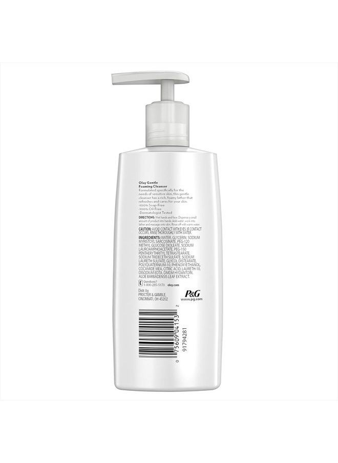 Olay Cleanse Gentle Foaming Face Cleanser for Sensitive Skin, Fragrance Free, 6.7 Fl Oz (Pack of 3)  - Image 2